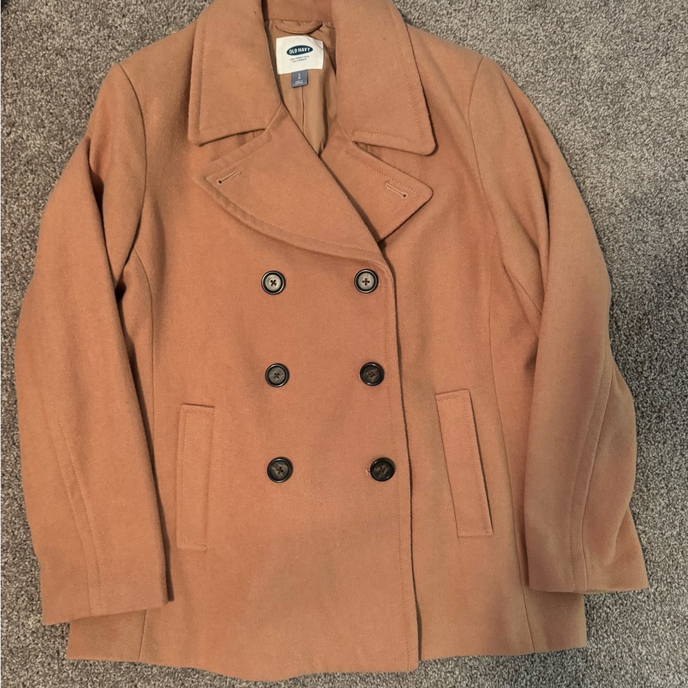 Old Navy Women's Tan Peacoat